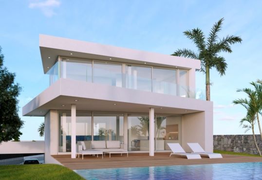 New constructed villa in the Abama resort