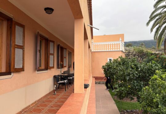 Spacious house with garden and sea view