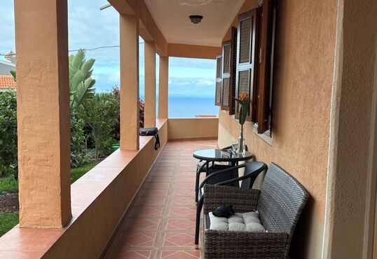 Spacious house with garden and sea view